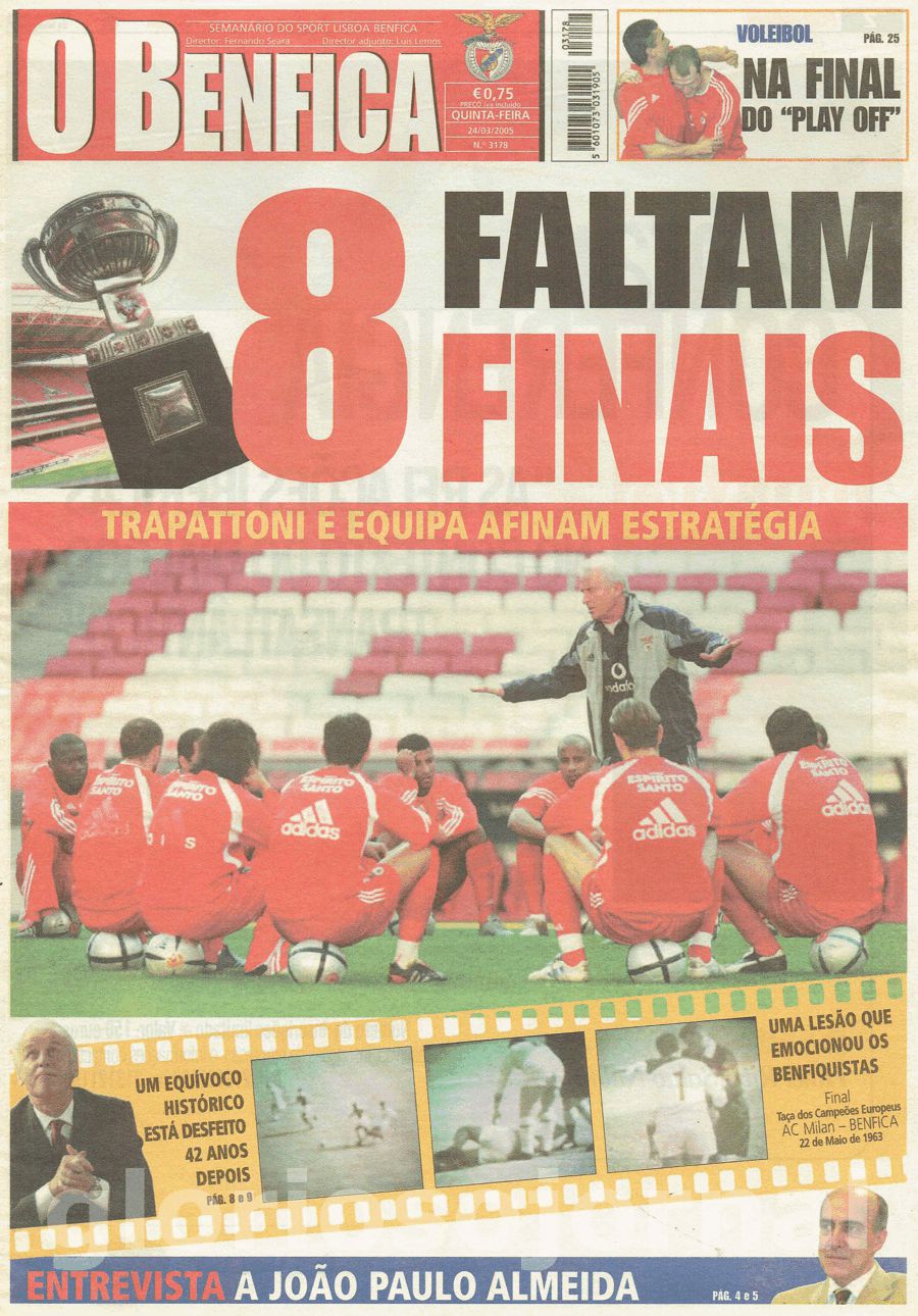 jornal o benfica 3178 2005-03-24